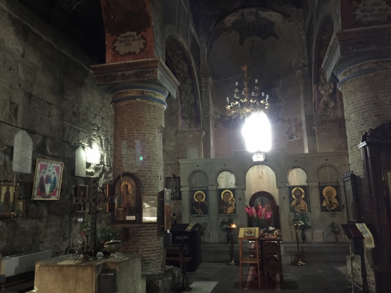 Неделя с видом на Светицховели, конец августа 2015