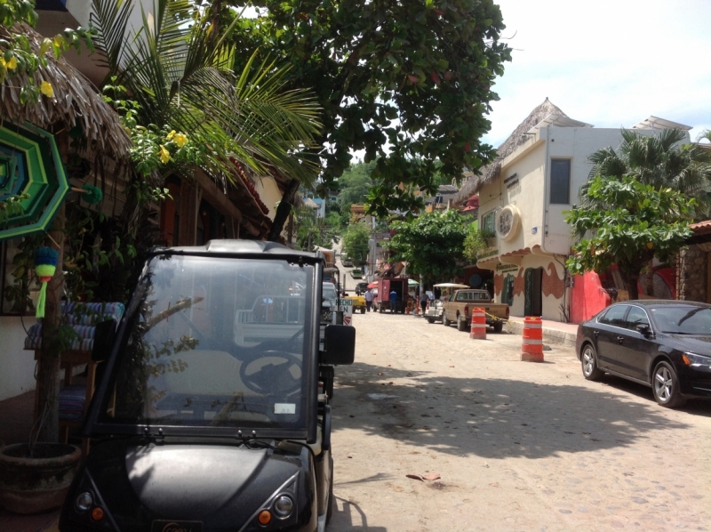 Puerto Vallarta, тихоокеанское побережье Мексики. Белое пятно на сайте Винского.