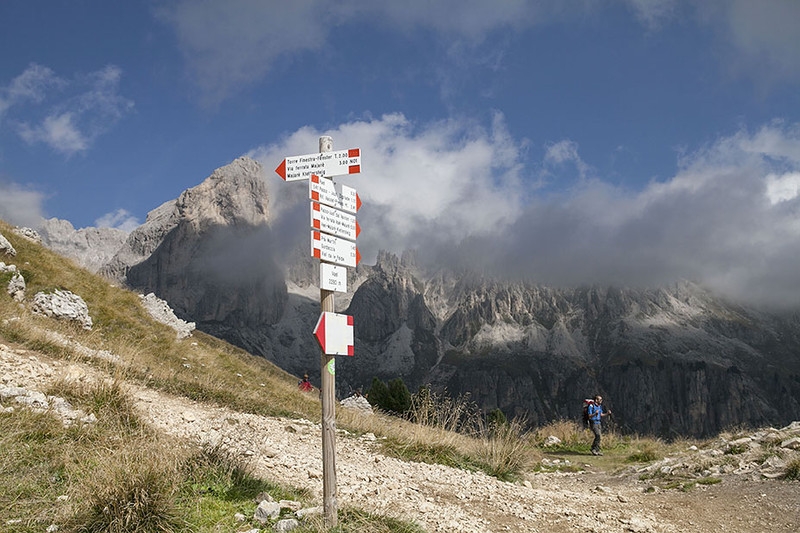Трекинг в Доломитовых Альпах (Fassa,Gardena, Rosengarten, Brenta, San Martino)