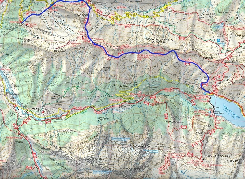 Трекинг в Доломитовых Альпах (Fassa,Gardena, Rosengarten, Brenta, San Martino)