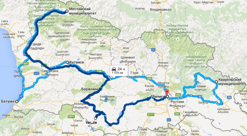 Состояние дорог и время проезда по маршруту Состояние дорог и время проезда по маршруту