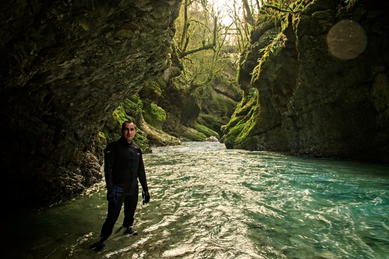 Мартвильский каньон на реке Абаша