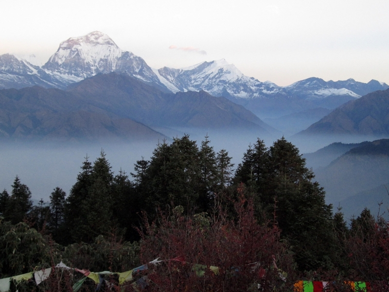 Повезло с погодой в ноябре 2015 на треке к АВС. Фотоотчет.