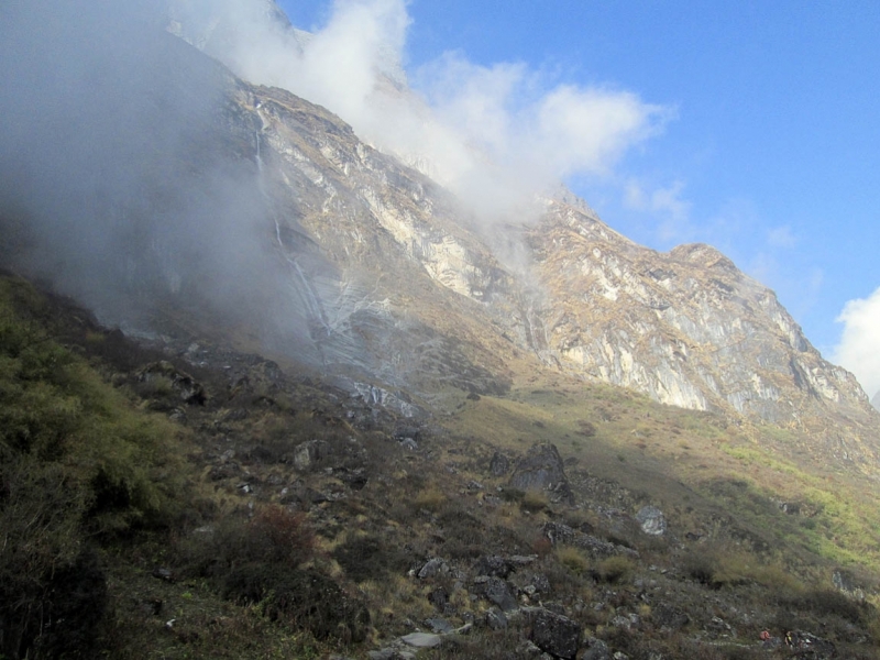 Повезло с погодой в ноябре 2015 на треке к АВС. Фотоотчет.