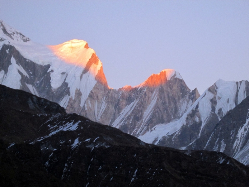 Повезло с погодой в ноябре 2015 на треке к АВС. Фотоотчет.