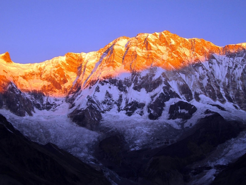 Повезло с погодой в ноябре 2015 на треке к АВС. Фотоотчет.