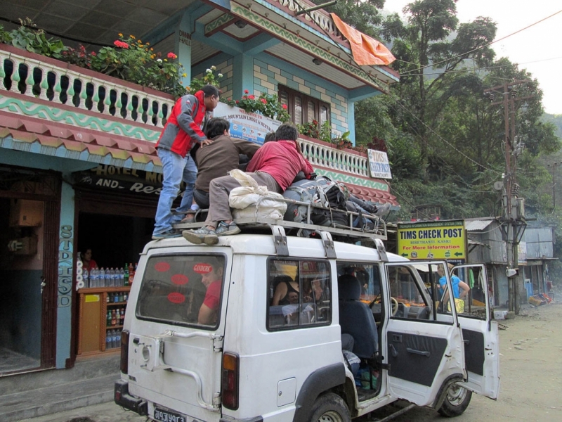 Повезло с погодой в ноябре 2015 на треке к АВС. Фотоотчет.