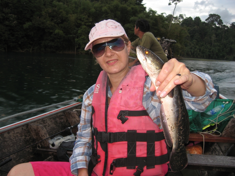 Рыбалка на озере Чео Лан (Cheow Lan)