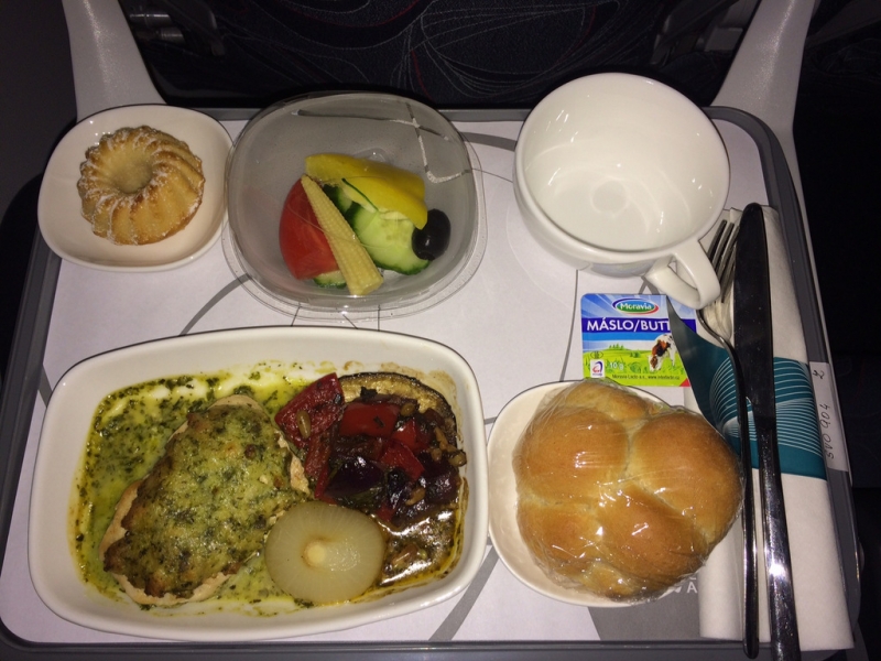 Бизнес-питание в чешских авиалиниях