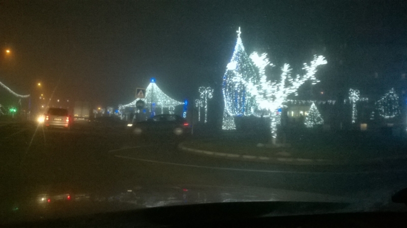 Зима в Европе с лыжами