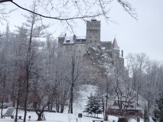 Зима в Европе с лыжами