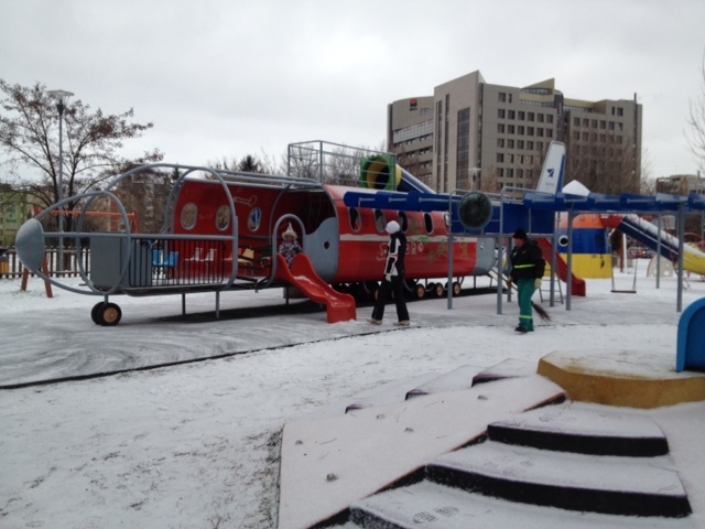 Зима в Европе с лыжами