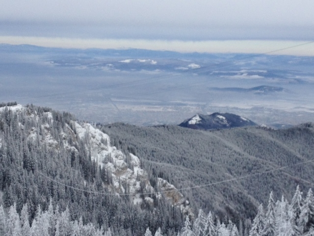 Зима в Европе с лыжами