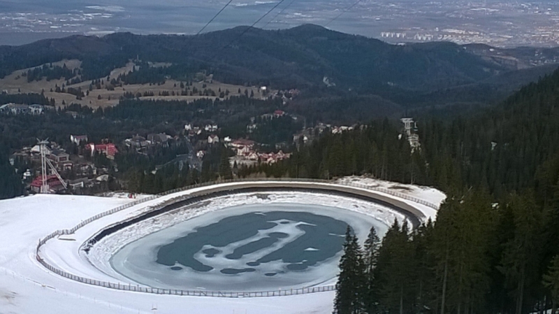 Зима в Европе с лыжами