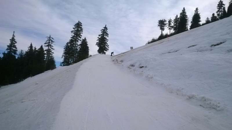 Зима в Европе с лыжами