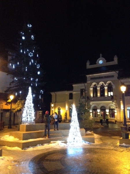 Зима в Европе с лыжами