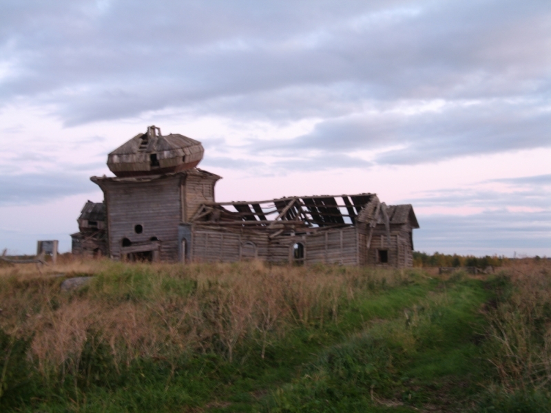 Унежма - жемчужина Русского Севера на берегу Белого моря. Сентябрь 2008. Фото+видео.