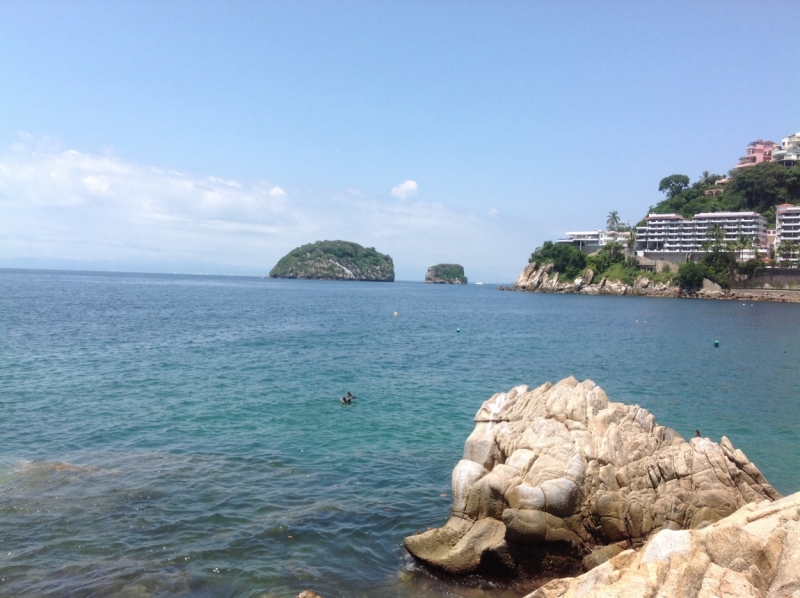 Puerto Vallarta, тихоокеанское побережье Мексики. Белое пятно на сайте Винского.