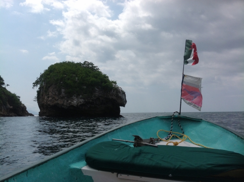 Puerto Vallarta, тихоокеанское побережье Мексики. Белое пятно на сайте Винского.