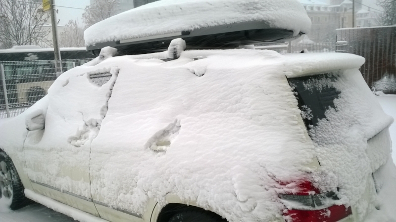 Зима в Европе с лыжами