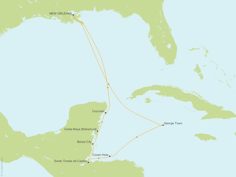 Готовимся к круизу Norwegian Dawn из Нового Орлеана с 08.05.16