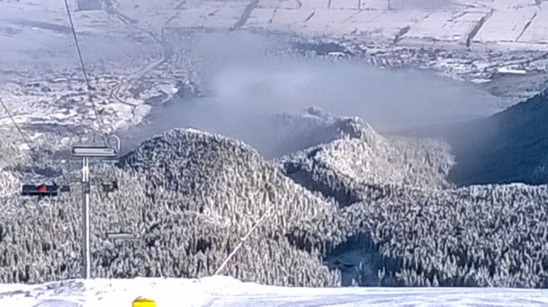 Зима в Европе с лыжами