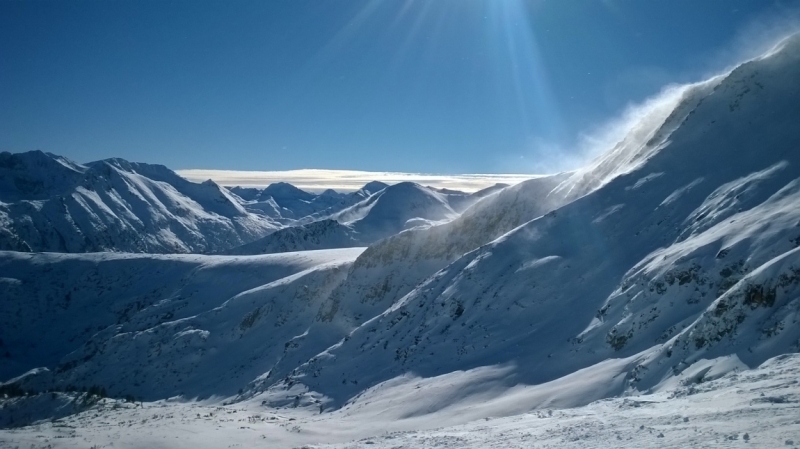 Зима в Европе с лыжами