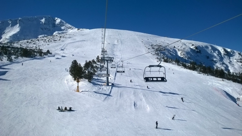 Зима в Европе с лыжами