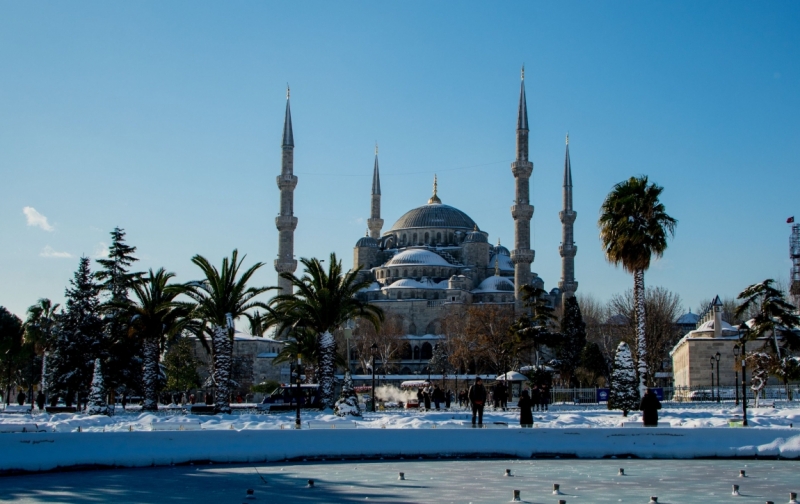 Когда снег в Стамбуле - норма. 2016 новый год