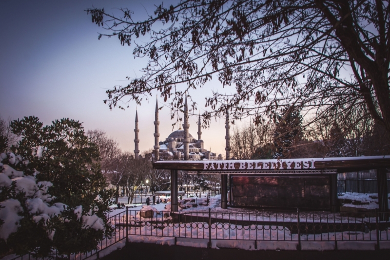 Когда снег в Стамбуле - норма. 2016 новый год