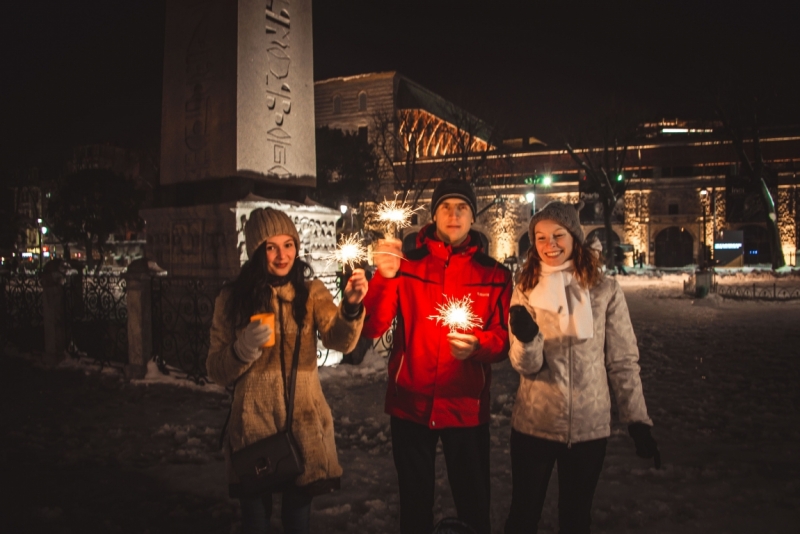 Когда снег в Стамбуле - норма. 2016 новый год