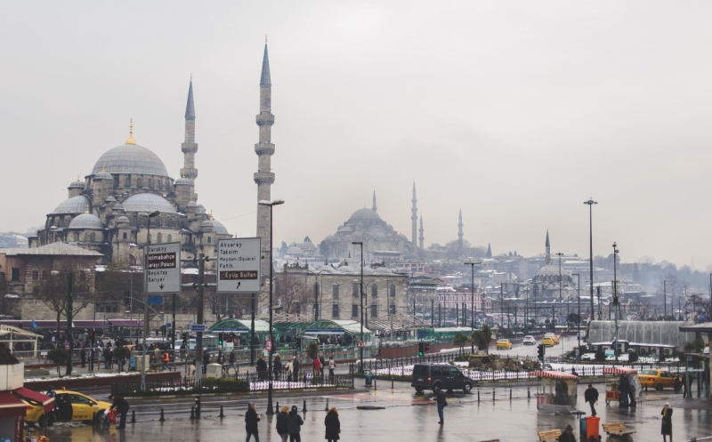 Когда снег в Стамбуле - норма. 2016 новый год