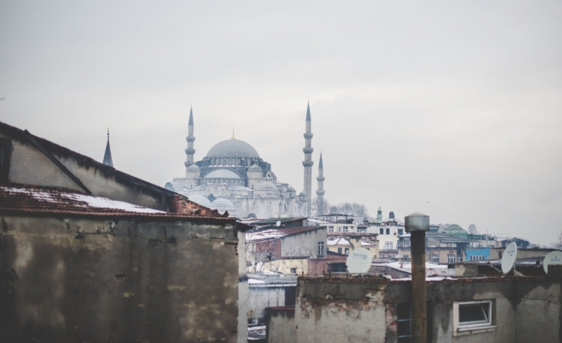 Когда снег в Стамбуле - норма. 2016 новый год