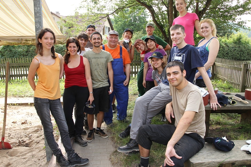 Волонтёрский лагерь в Berglen-Rettersburg 2013