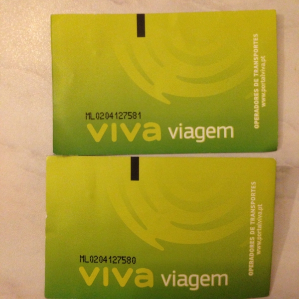 Отдам в дар две карточки Viva Viagem (заппинг), СПБ