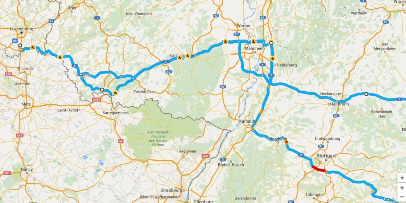 Европа 2015 : Латвия, Литва, Польша, Германия, Австрия, Лихтенштейн, Люксембург