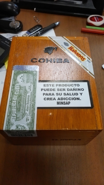 Продам коробку сигар COHIBA siglo II