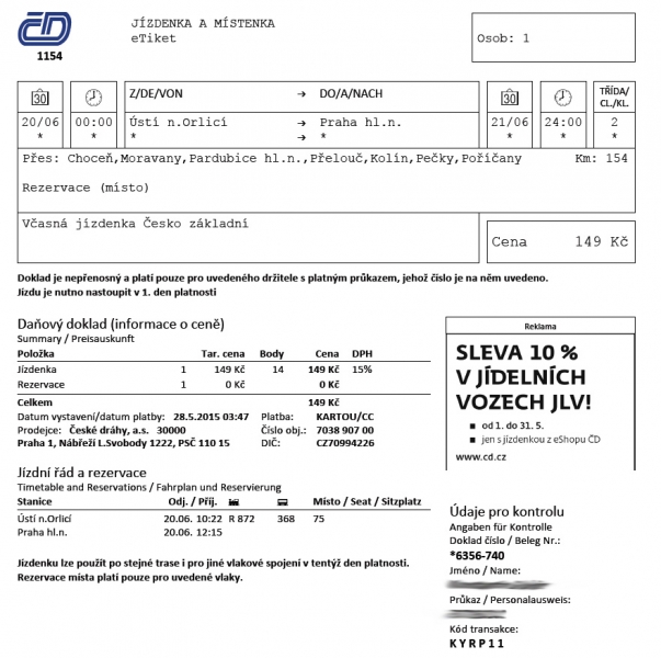 Железные дороги Чехии (cd.cz): поезда, маршруты, билеты,