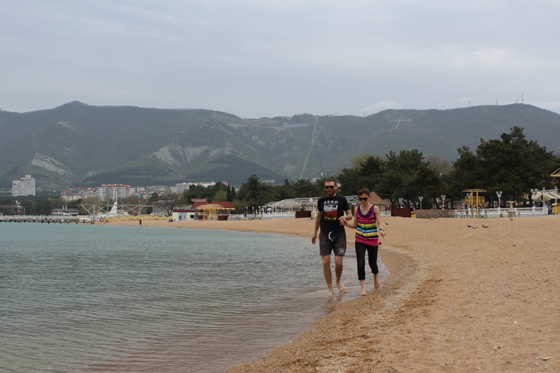 На weekend в Геленджик 9 апреля. Первое знакомство с городом.