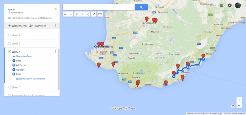 В Крым на автомобиле. Апрель 2016 (Фото Видео)