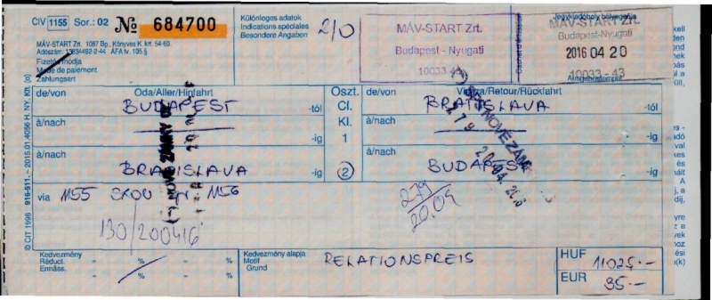 Как добраться из Будапешта в Братиславу