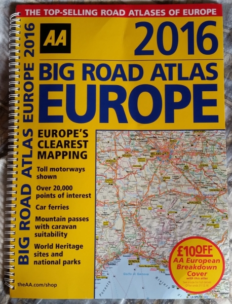 Продам Атлас дорог Европы 2016 (формат А3) BIG ROAD ATLAS