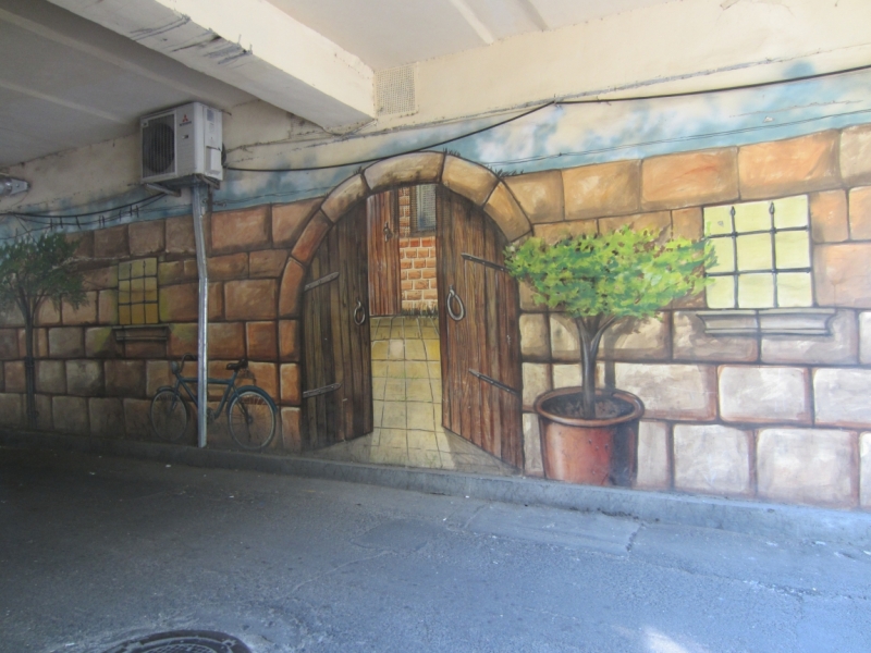 Ереван: Рисуем на стене (только фото)