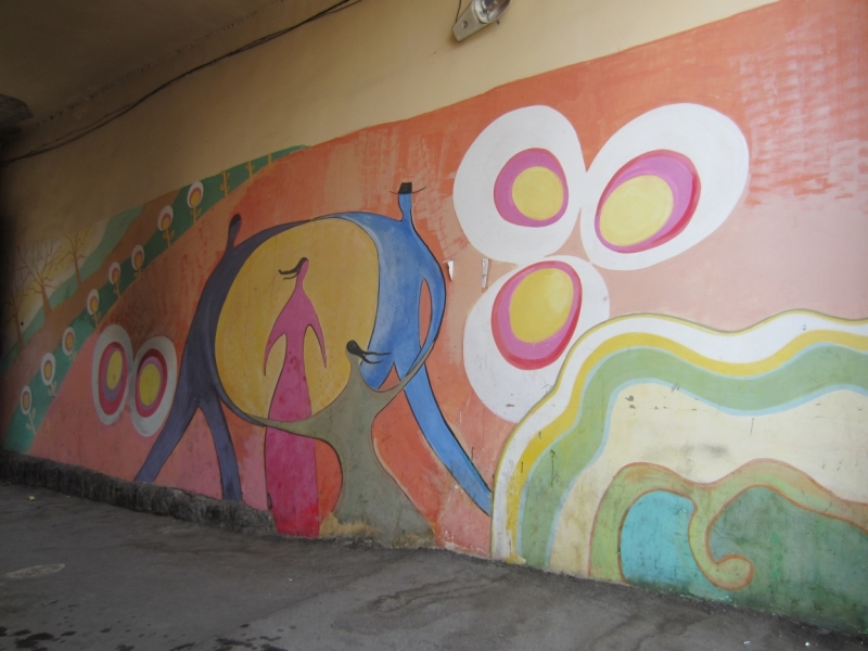 Ереван: Рисуем на стене (только фото)