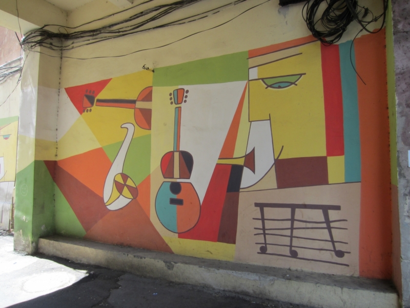 Ереван: Рисуем на стене (только фото)