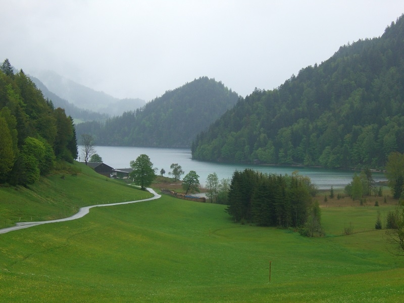 Тироль в каплях дождя