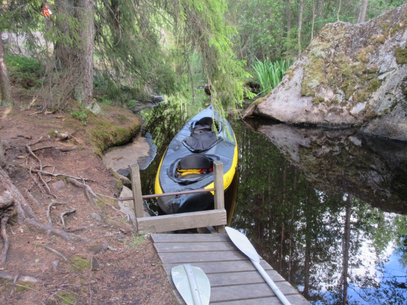 Oravareitti июнь 2016. Водный маршрут в южной Финляндии.