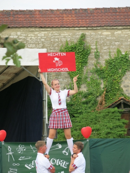 Берхинг (Berching). Канал в волшебном огне и средневековая ярмарка.Kanal im Feuerzauber.