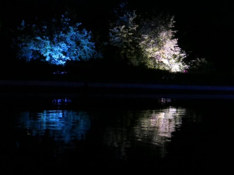 Берхинг (Berching). Канал в волшебном огне и средневековая ярмарка.Kanal im Feuerzauber.