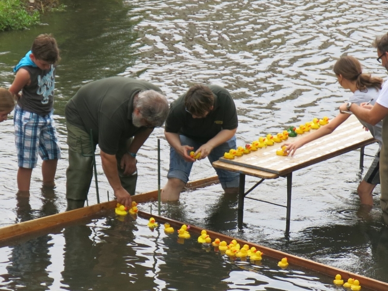 Берхинг (Berching). Канал в волшебном огне и средневековая ярмарка.Kanal im Feuerzauber.